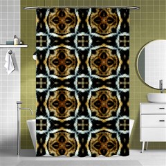 Faux Animal Print Pattern Shower Curtain 48  X 72  (small)  by GardenOfOphir