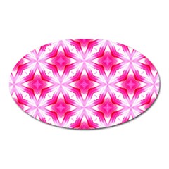 Cute Pretty Elegant Pattern Oval Magnet by GardenOfOphir