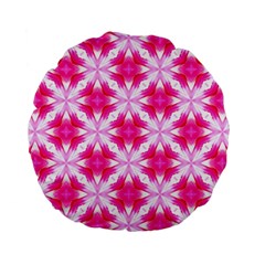 Cute Pretty Elegant Pattern Standard 15  Premium Flano Round Cushions by GardenOfOphir