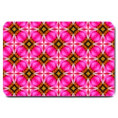 Cute Pretty Elegant Pattern Large Doormat  by GardenOfOphir