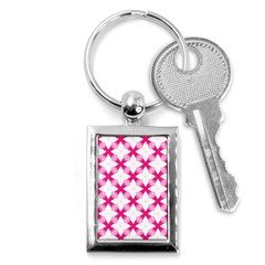 Cute Pretty Elegant Pattern Key Chains (rectangle)  by GardenOfOphir