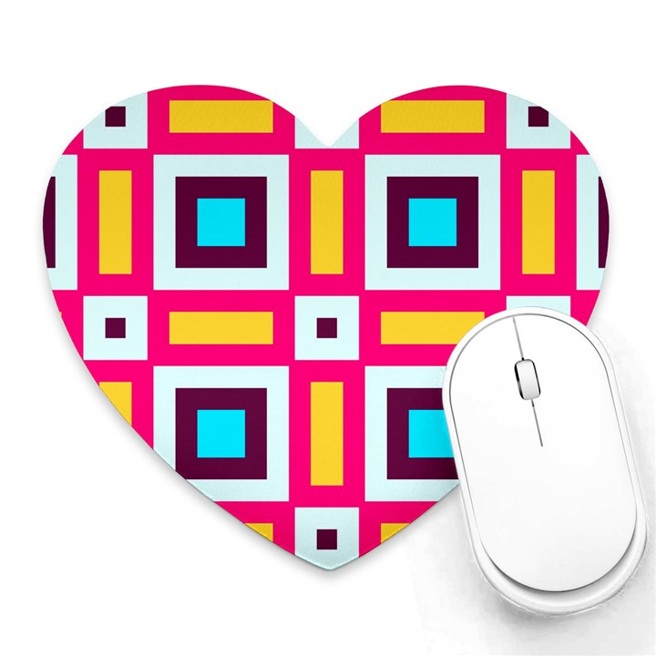 Cute Pretty Elegant Pattern Heart Mousepads