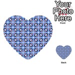 Cute Pretty Elegant Pattern Multi-purpose Cards (Heart)  Back 1