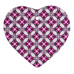 Cute Pretty Elegant Pattern Ornament (heart)  by GardenOfOphir