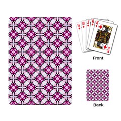 Cute Pretty Elegant Pattern Playing Card by GardenOfOphir