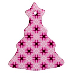 Cute Pretty Elegant Pattern Christmas Tree Ornament (2 Sides)