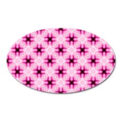 Cute Pretty Elegant Pattern Oval Magnet by GardenOfOphir