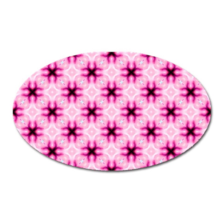 Cute Pretty Elegant Pattern Oval Magnet