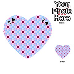 Cute Pretty Elegant Pattern Playing Cards 54 (heart)  by GardenOfOphir