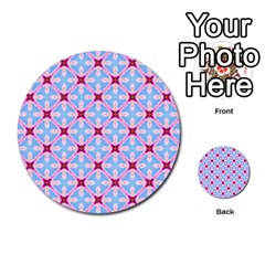 Cute Pretty Elegant Pattern Multi-purpose Cards (round)  by GardenOfOphir