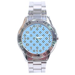 Cute Pretty Elegant Pattern Stainless Steel Men s Watch by GardenOfOphir