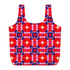 Cute Pretty Elegant Pattern Full Print Recycle Bags (L) 