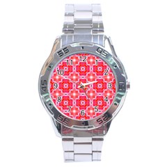 Cute Pretty Elegant Pattern Stainless Steel Men s Watch by GardenOfOphir