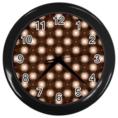 Cute Pretty Elegant Pattern Wall Clocks (black)