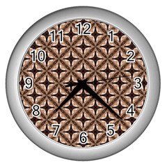 Cute Pretty Elegant Pattern Wall Clocks (silver) 