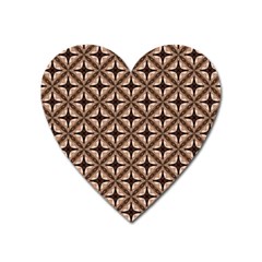 Cute Pretty Elegant Pattern Heart Magnet