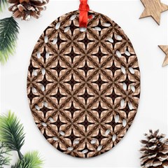 Cute Pretty Elegant Pattern Ornament (oval Filigree) 