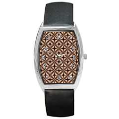 Cute Pretty Elegant Pattern Barrel Metal Watches