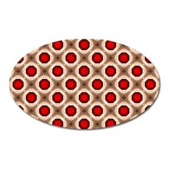 Cute Pretty Elegant Pattern Oval Magnet