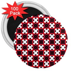 Cute Pretty Elegant Pattern 3  Magnets (100 Pack)