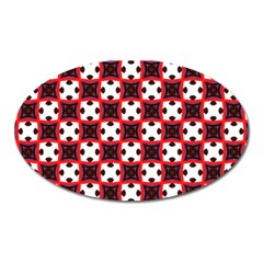 Cute Pretty Elegant Pattern Oval Magnet