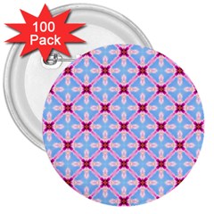 Cute Pretty Elegant Pattern 3  Buttons (100 Pack) 