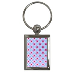 Cute Pretty Elegant Pattern Key Chains (rectangle) 