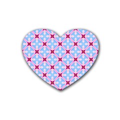 Cute Pretty Elegant Pattern Heart Coaster (4 Pack) 