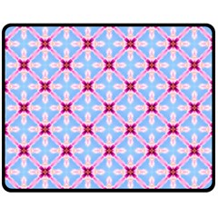 Cute Pretty Elegant Pattern Double Sided Fleece Blanket (medium) 