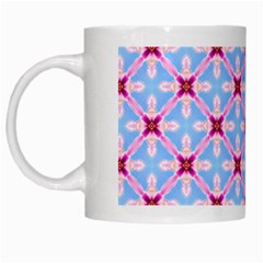 Cute Pretty Elegant Pattern White Mugs