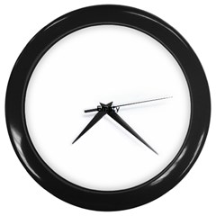 Apples Wall Clock (black)