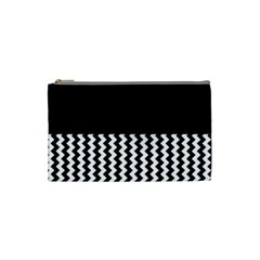 Blackandwhitechevron6000 Cosmetic Bag (small) 