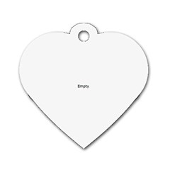 Luebeck Germany Arched Church Doorway Dog Tag Heart (one Side)