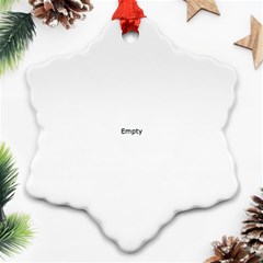 Urban Background Snowflake Ornament (2-side)