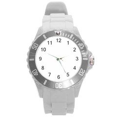 Urban Background Round Plastic Sport Watch (l)