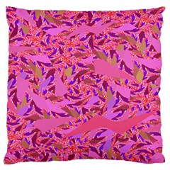 Bright Pink Confetti Storm Large Cushion Cases (one Side) 