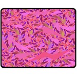 Bright Pink Confetti Storm Double Sided Fleece Blanket (Medium)  58.8 x47.4  Blanket Front