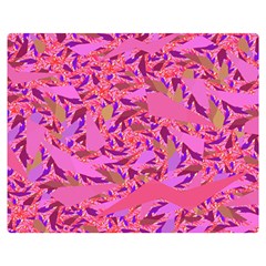 Bright Pink Confetti Storm Double Sided Flano Blanket (medium) 