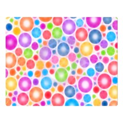 Candy Color s Circles Double Sided Flano Blanket (large)  by KirstenStar