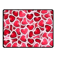 Candy Hearts Fleece Blanket (small) by KirstenStar