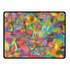 Colorful Autumn Fleece Blanket (small)