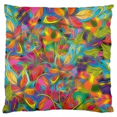 Colorful Autumn Standard Flano Cushion Cases (one Side) 