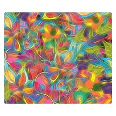 Colorful Autumn Double Sided Flano Blanket (small)  by KirstenStar