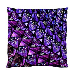  Blue Purple Shattered Glass Standard Cushion Case (one Side) 