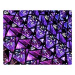  Blue purple Shattered Glass Double Sided Flano Blanket (Large)  80 x60  Blanket Front