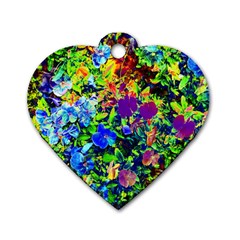 The Neon Garden Dog Tag Heart (one Side)