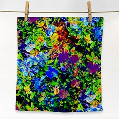 The Neon Garden Face Towel by rokinronda