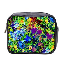 The Neon Garden Mini Toiletries Bag 2-side by rokinronda