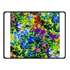 The Neon Garden Fleece Blanket (small)