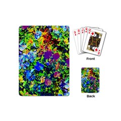 The Neon Garden Playing Cards (mini)  by rokinronda